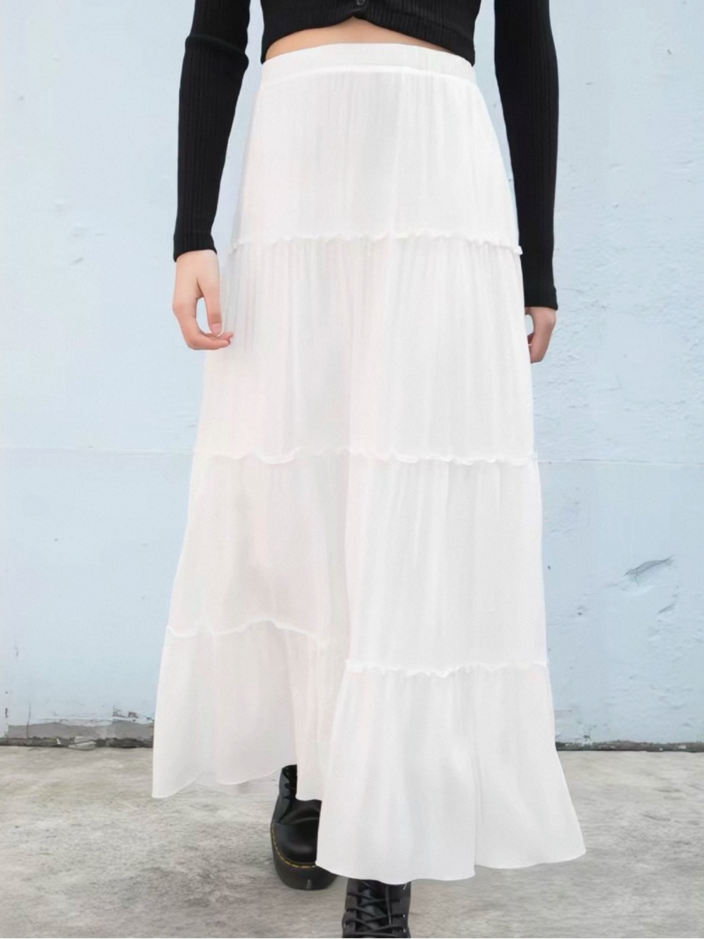 Women's White Phoebe Skirt